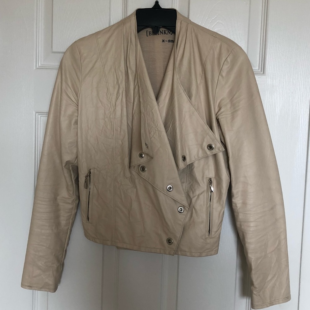 Blank NYC Faux Leather Jacket - XS